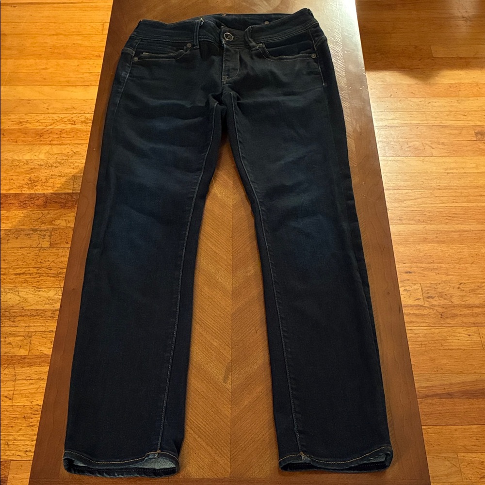 G-Star Raw Midge Saddle Jeans in Deep Indigo - Size 28